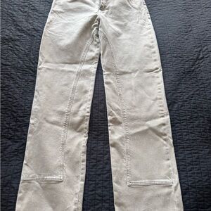 Free People Cream Women Jeans